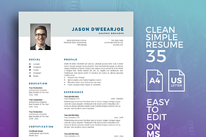 Resume Template 35