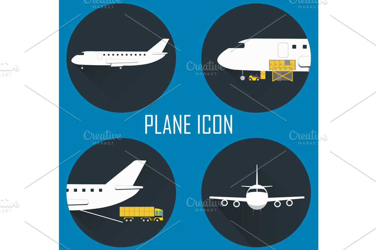Logistic icon set, an Icon by studioworkstock