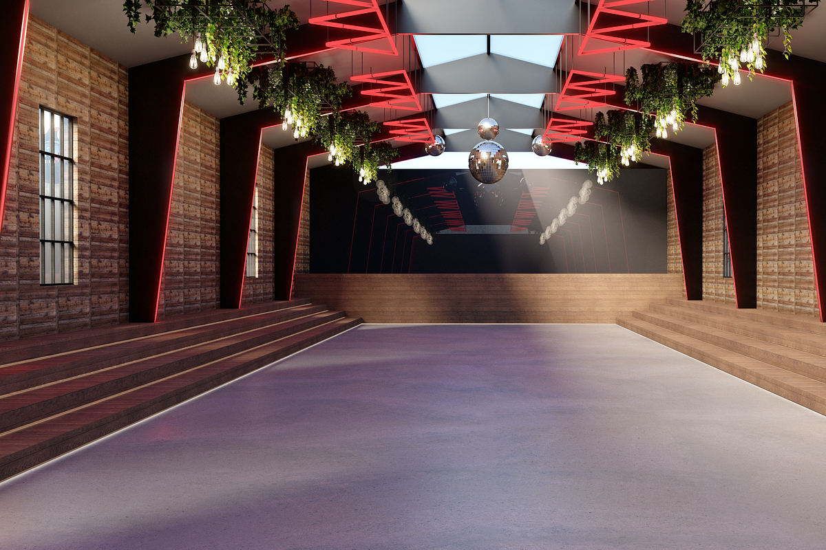 3D Interior Music Venue/Club Design, an Architecture 3D Model by Arthitecture Home (Photo 4 of 6)