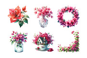 Bougainvillea Flower Clipart Bundle, an Illustration by Daily.Designs (Thumbnail 2 of 5)