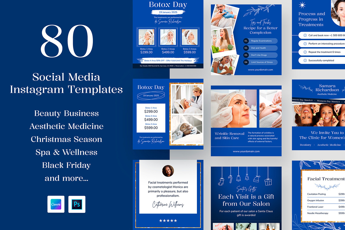 Aesthetic Beauty Salon Instagram, a Social Media Template by artbart (Photo 1 of 12)