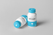 Supplement Jar & Box Mock-up 9, a Cups & Container Mockup by Yogurt86 (Thumbnail 5 of 12)