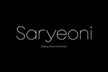 Saryeoni Sans Font Family