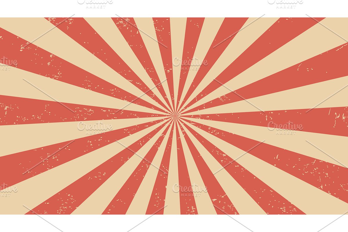 Circus and spiral retro ray, a Decorative Illustration by Buch&Bee