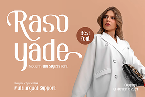 Rasoyade - Sans Serif Typeface Font