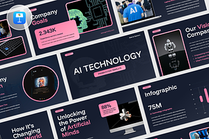 AI Technology Keynote, a Presentation Template by rgbryand