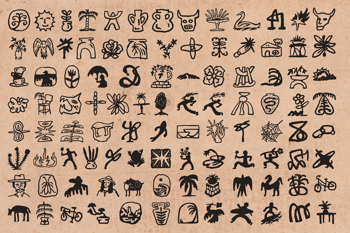 Vintage Icons + Bonus Font Duo, an Outline Icon by AROKA (Photo 2 of 9)