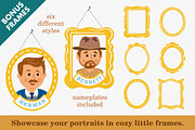 Mid-Century Personal Portrait Maker, a Person Illustration by Scott Hodges (Thumbnail 6 of 6)