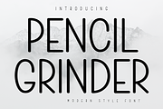 Pencil Grinder, a Sans Serif Font by FreshTypeINK (Thumbnail 1 of 8)