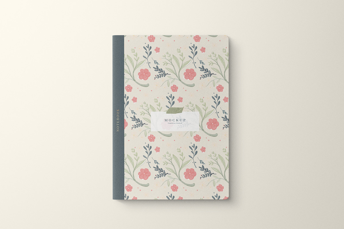 A5 Composition Notebook Mockup, a Books & Magazine Mockup by Catkie - Digital Art (Photo 7 of 7)
