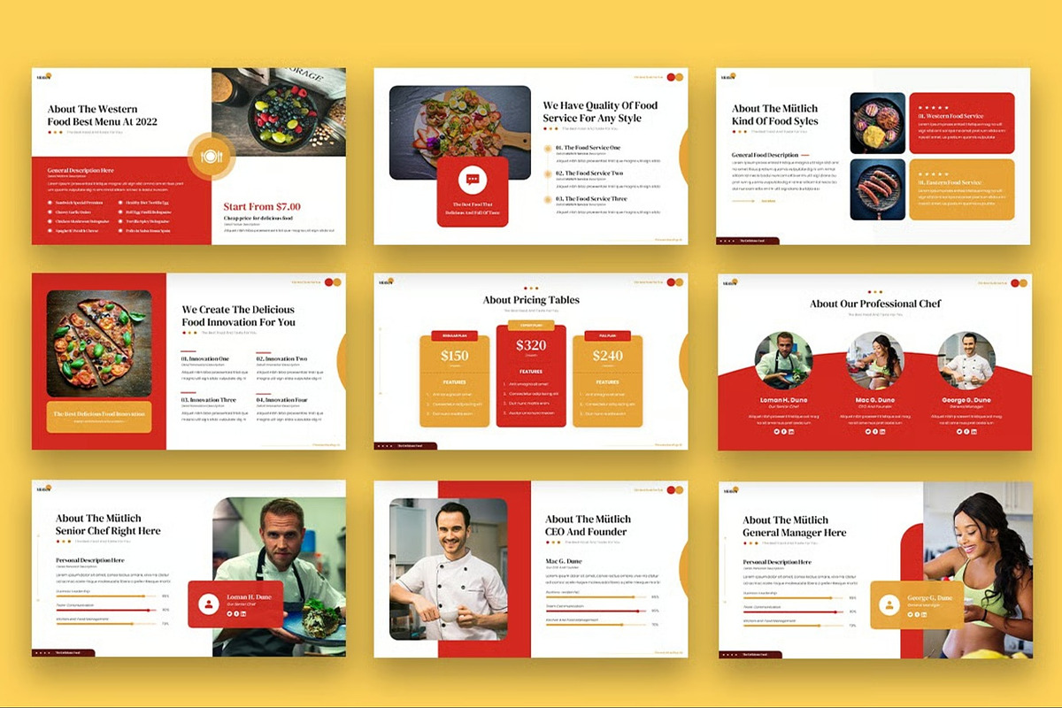 Mutlich - Food Keynote Templates, a Presentation Template by Fit-tee (Photo 6 of 6)