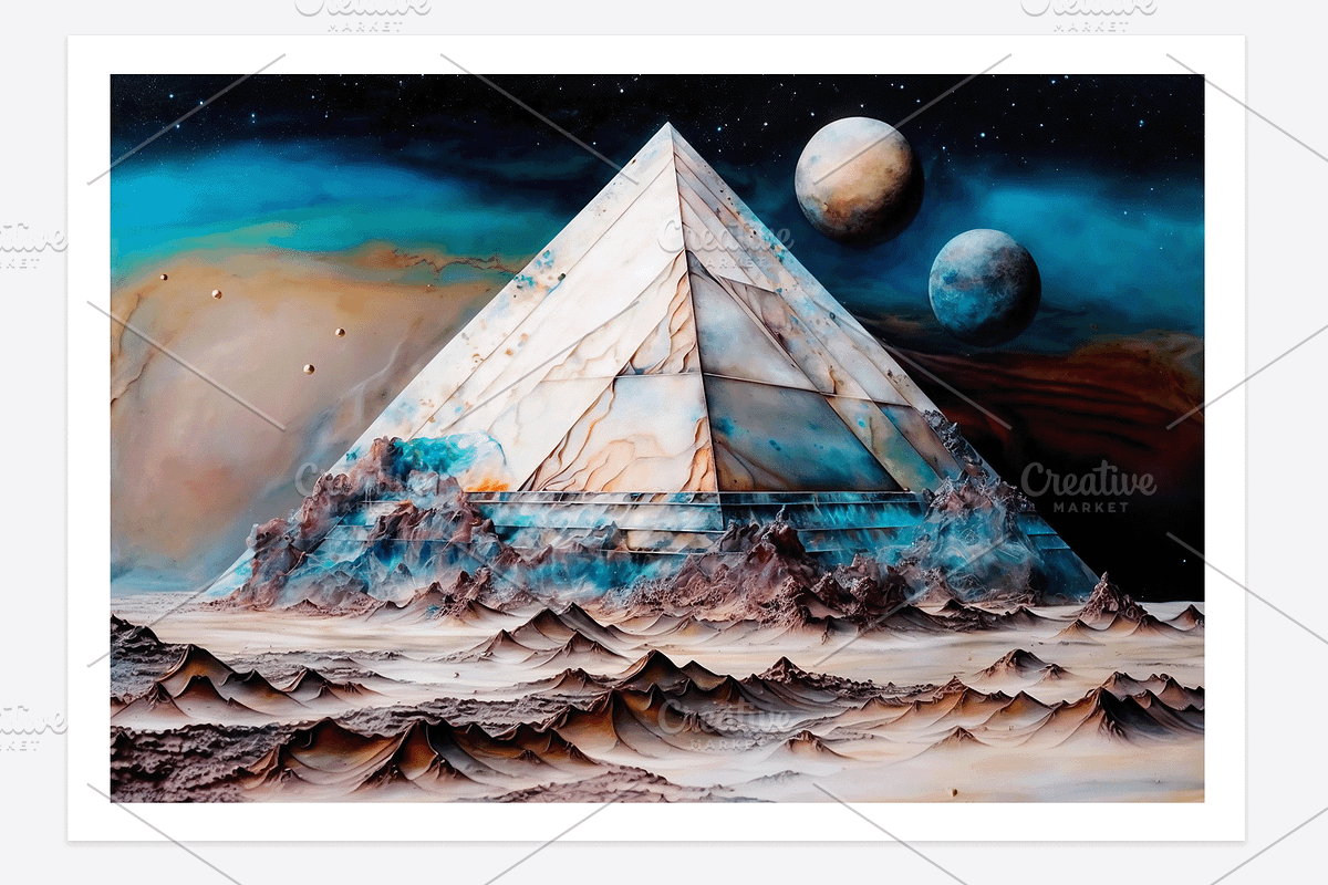 Piwa Collection · The Pyramid, a Decorative Illustration by milatovar (Photo 13 of 17)