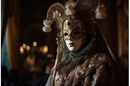 Masquerade ball Venice carnival mask, an Arts & Entertainment Photo by Ylivdesign