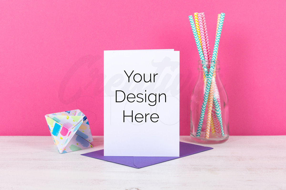 Birthday Brights A6 Card Bundle, a Print Template by Creatives STOCK (Photo 4 of 7)