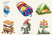 Camping Sublimation Clipart, an Illustration by OK Design (Thumbnail 4 of 5)