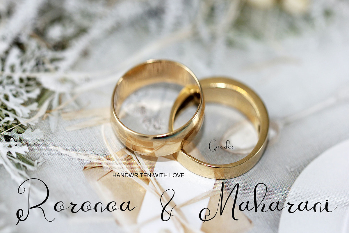 Maharani, a Script Font by Canden Meutuah (Photo 7 of 8)