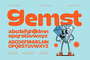 Gemst Retro Bold Display Sans, a Sans Serif Font by timelesstype.co (Thumbnail 1 of 15)