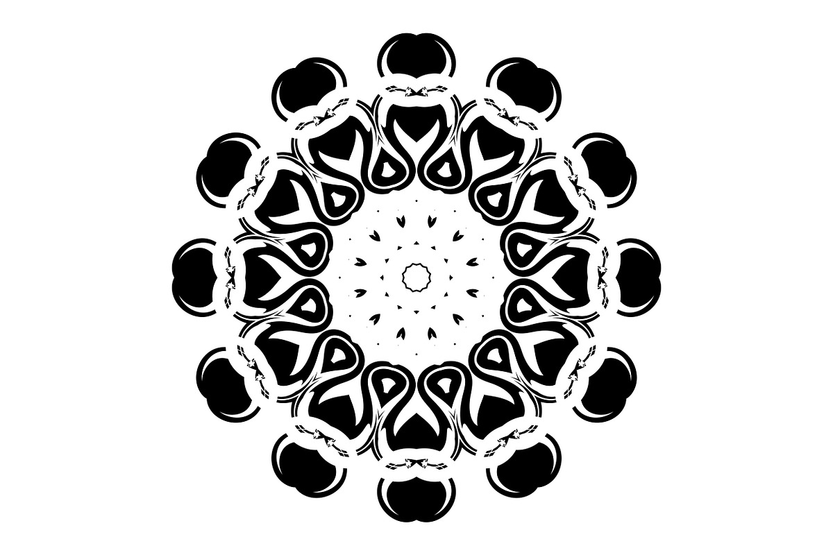 Artistic Mandala Vector Collection, a Decorative Illustration by NJ Himel (Photo 101 of 101)