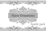 Naive Ornaments Family Pack, a Symbol Font by Intellecta Design (Thumbnail 1 of 5)
