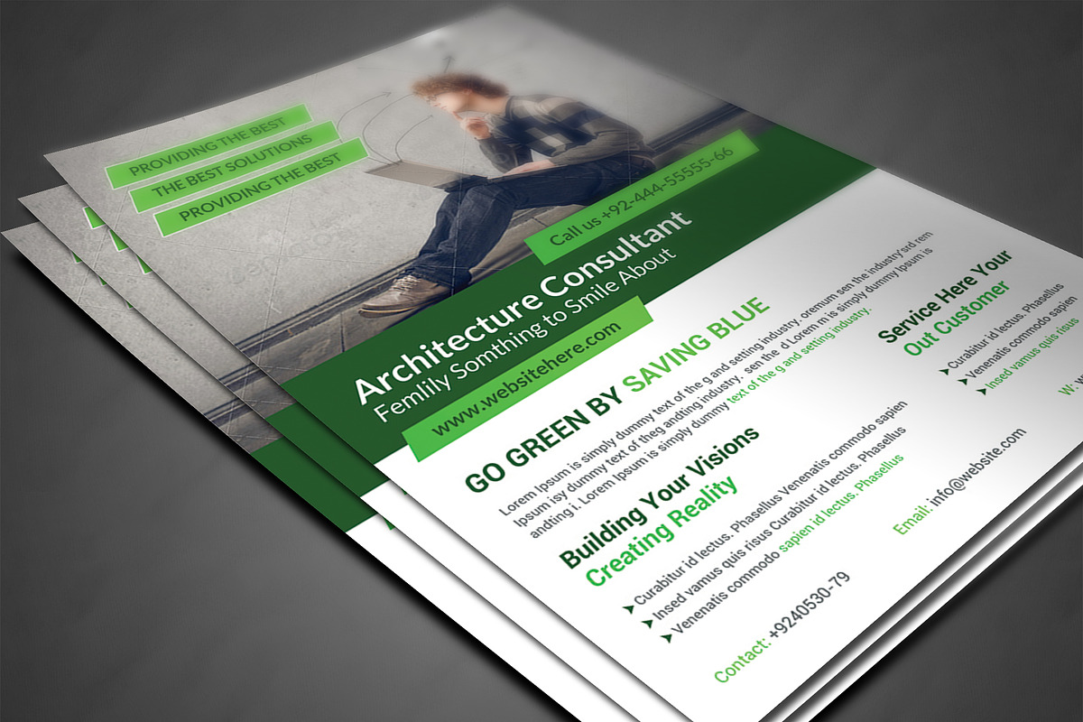 Business Planner Flyers Templates, a Flyer Template by AfzaalGraphics (Photo 3 of 4)