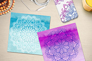 20 Floral hand drawn mandalas, a Pattern Graphic by KatPush (Thumbnail 2 of 6)