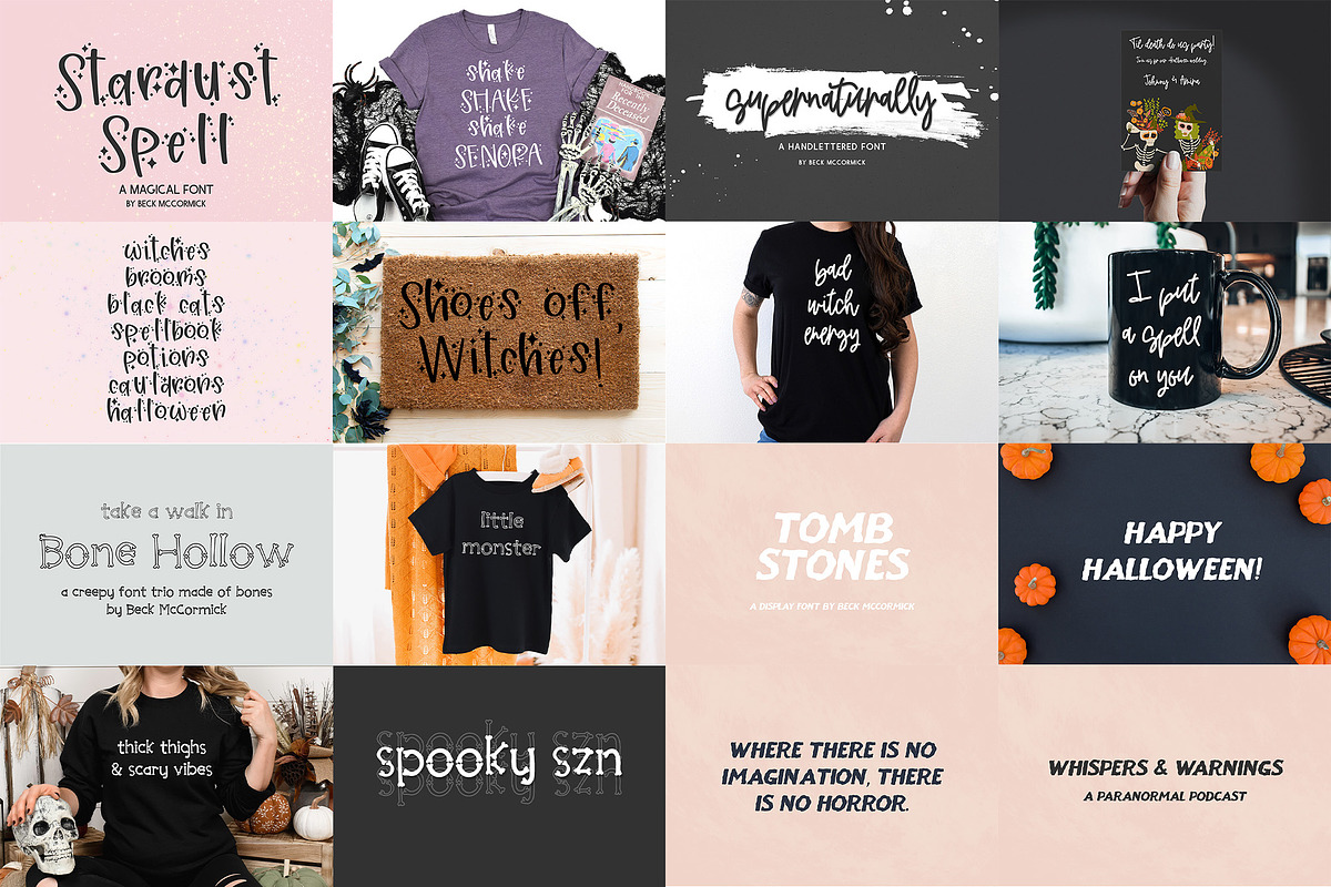 Halloween Font Bundle, a Handwritten Font by Beck McCormick (Photo 7 of 9)