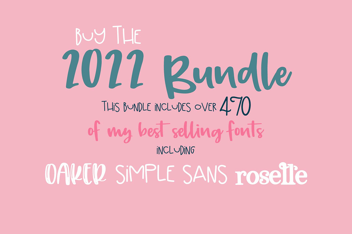 buy the store bundle, a Font by OnTheSpotStudio (Photo 1 of 7)