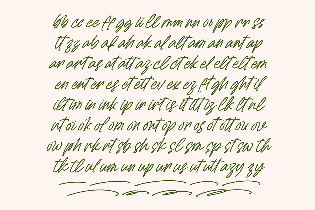 Sejatty Gartena Aesthetic Font, a Script Font by Letterena Studios Script (Photo 9 of 15)