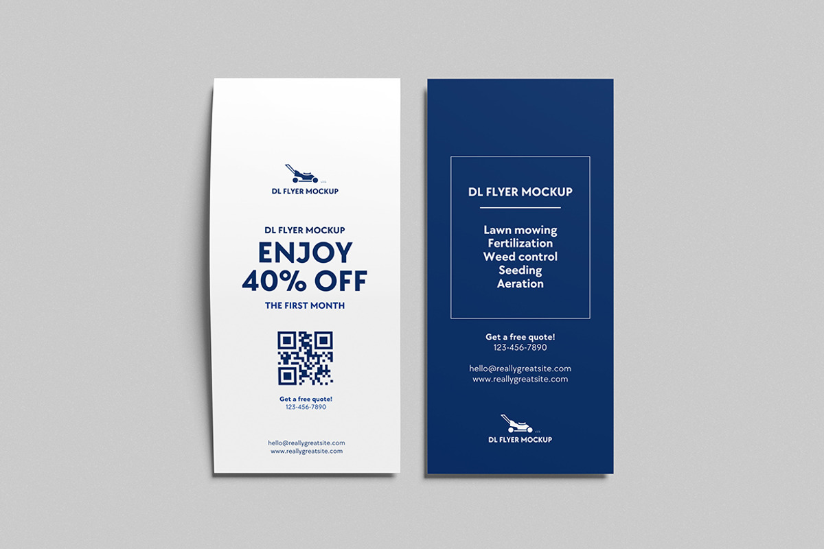 High Quality DL Flyer Mockup, an Advertising Mockup by swsi-studio (Photo 5 of 5)