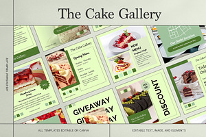 Cake Gallery Social Media Kit