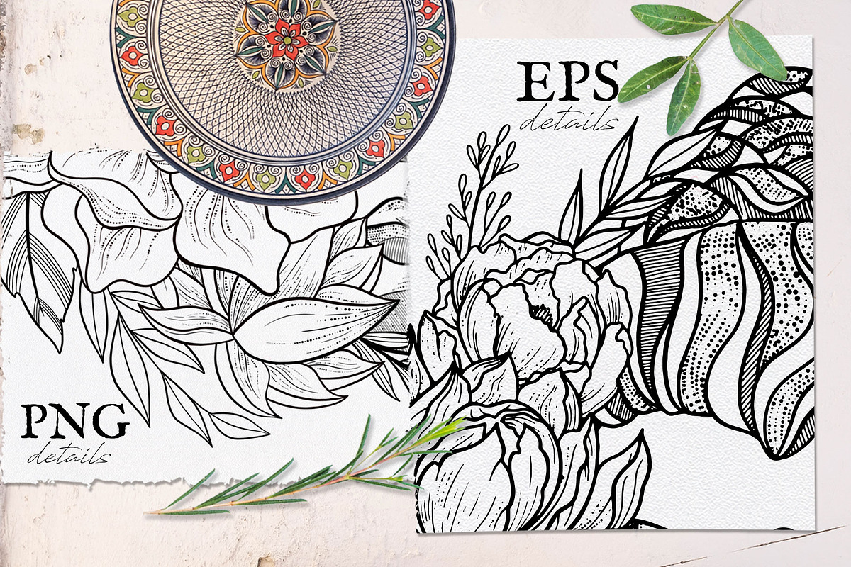 Wonder Bloom Graphic Set & Alphabet, a Decorative Illustration by CallMeStasia (Photo 9 of 10)