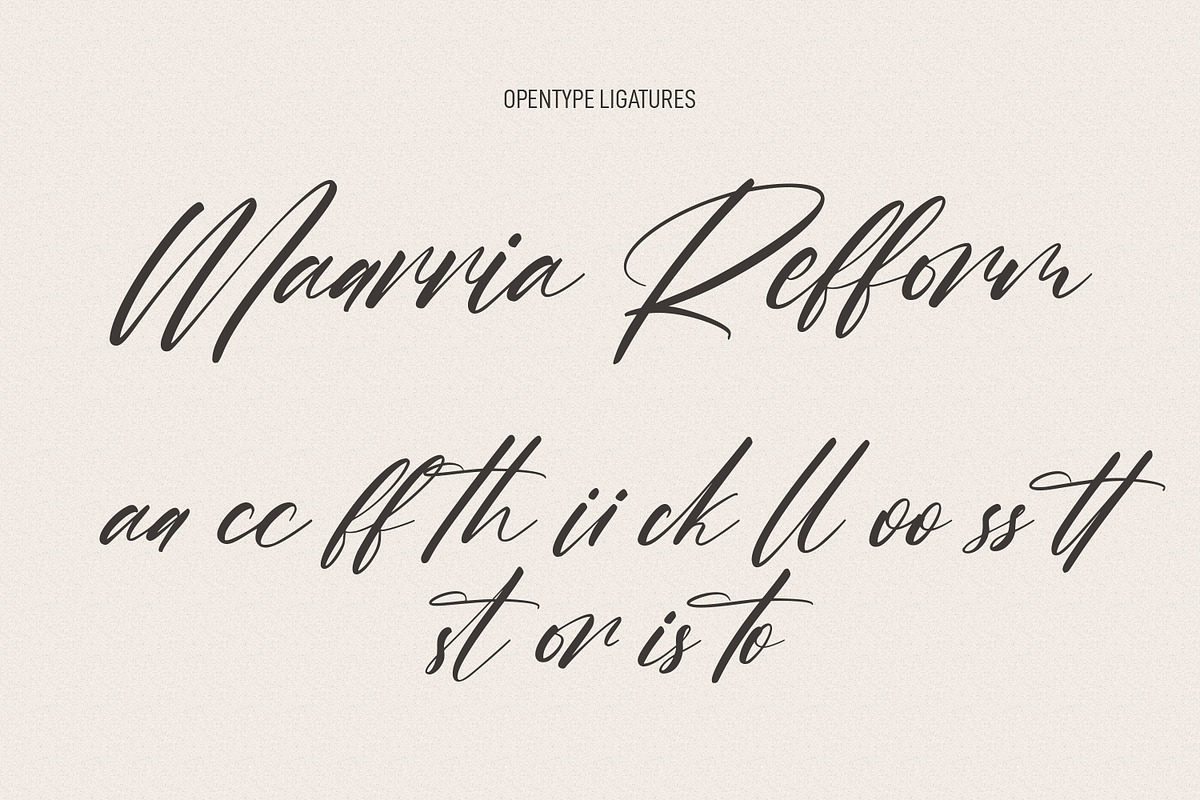 Charlotte Matthew Signature Script F, a Script Font by Maulana Creative (Photo 9 of 10)