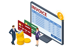 Isometric Modern vector illustration, a Finance Illustration by Golden Sikorka