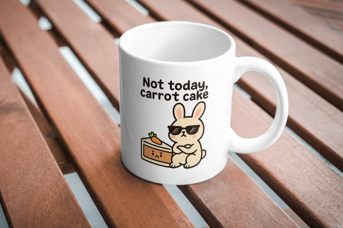 Funny Sassy Bunny Sublimation, an Animal Illustration by Smillyy Threads (Photo 5 of 6)