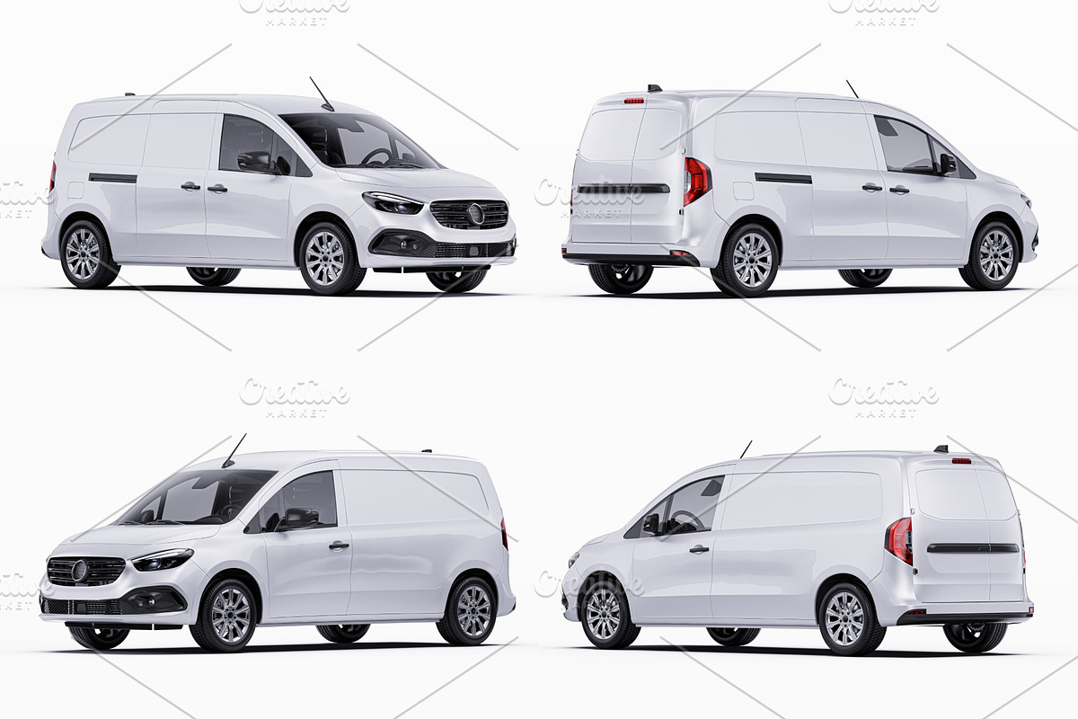 LWB Micro Camper Van Mockup Set, a Product Mockup by Halal Graphic Studio (Photo 14 of 15)