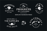 Progress + Extras, a Sans Serif Font by prasetyadavid (Thumbnail 9 of 10)