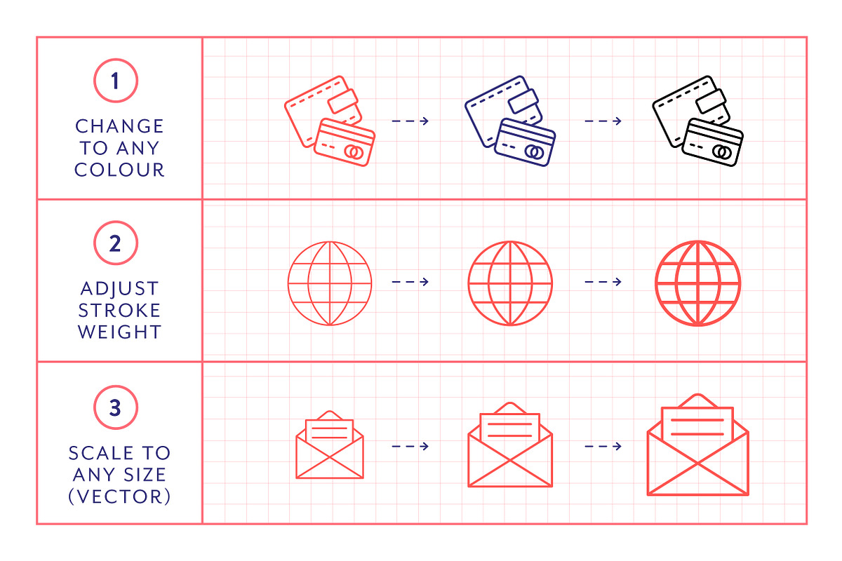 Business Line Icons, an Outline Icon by Made by Made (Photo 3 of 6)