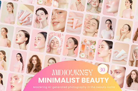 Minimalist Beauty Midjourney Prompt