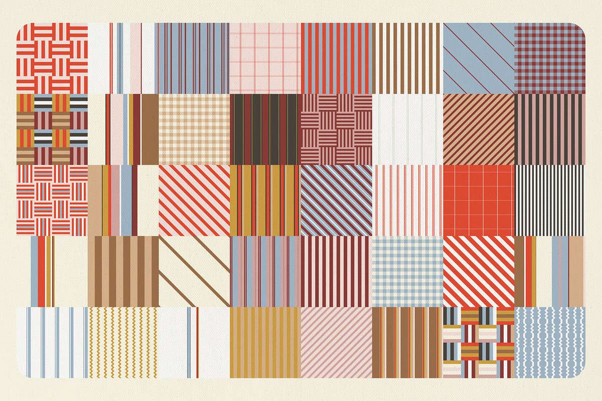 80 Stripes & Plaid Patterns, a Pattern Graphic by IuliiaSavko (Photo 14 of 15)