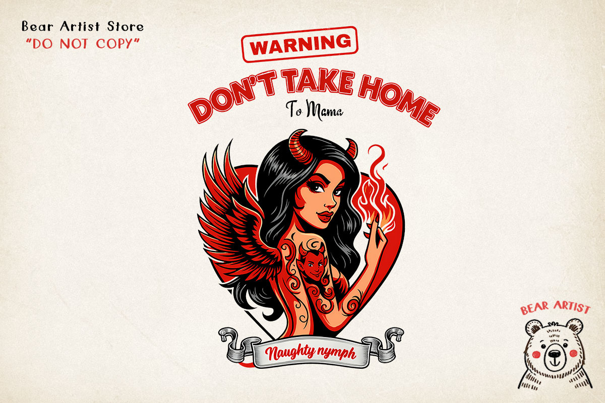 Pinup Grease Monkey, Sublimation PNG, a Graphic by GlitterCraft (Photo 11 of 42)