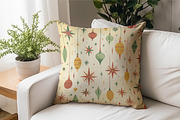 Retro Christmas Ornament-Backgrounds, a Seasonal Illustration by Blynn Pippen (Thumbnail 4 of 19)
