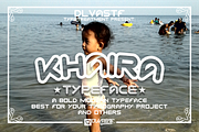 KHAIRA Typeface, a Font by DLVASTF Typesupply Co. (Thumbnail 1 of 8)