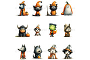 Spooky Halloween Clipart Bundle, a Seasonal Illustration by Nicole Branger Art (Thumbnail 8 of 22)
