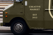 Food Truck PSD Mockup Template, a Packaging Mockup by SUH-NY (Thumbnail 3 of 13)