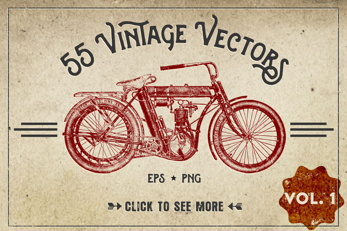 55 Vintage Vector Graphics, an Object Graphic by Eclectic Anthology (Photo 4 of 5)
