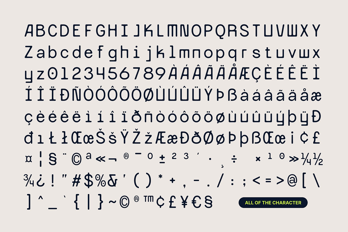 CS Daine Mono Rounded, a Sans Serif Font by Craft Supply Co. (Photo 8 of 8)