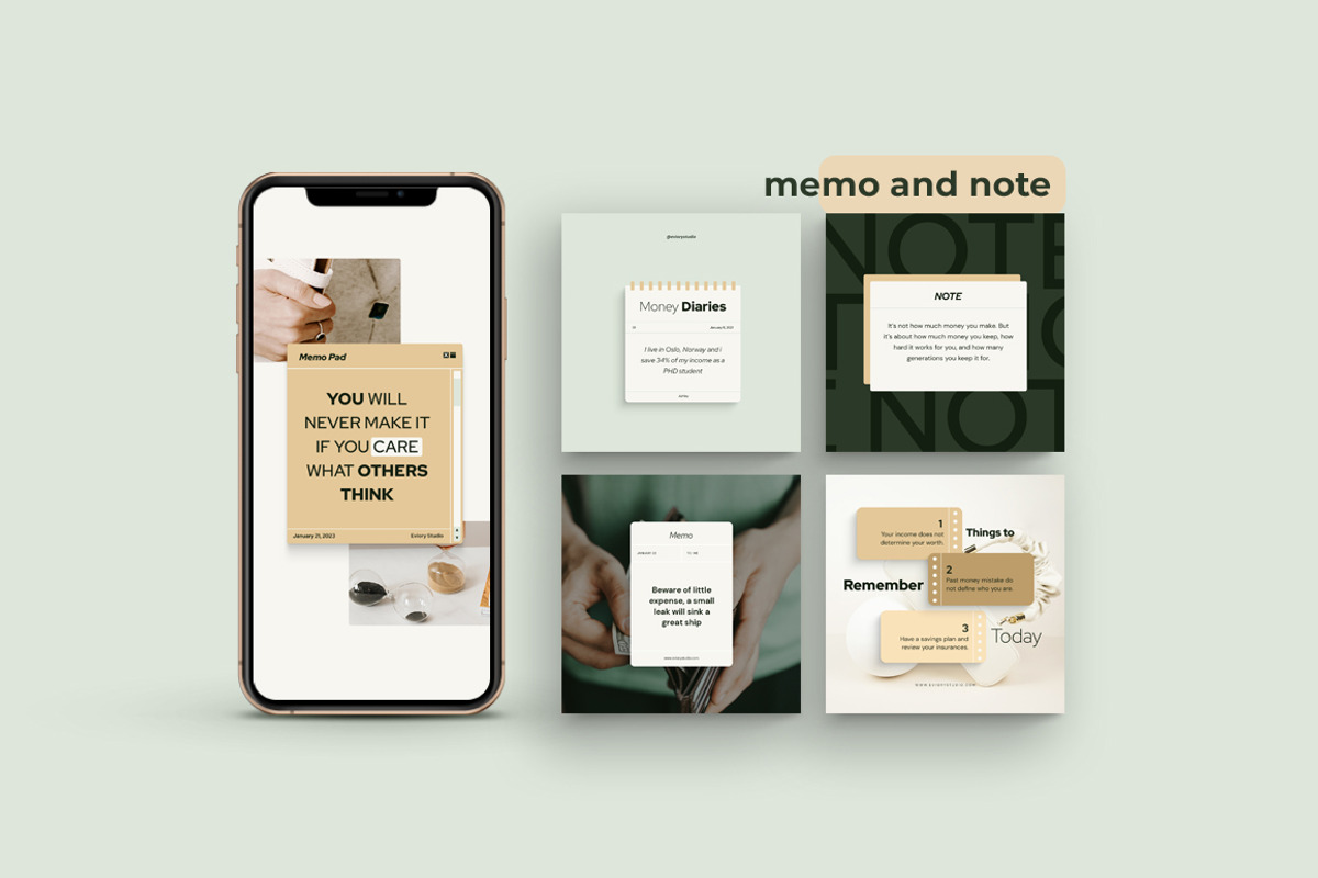 Financial Instagram Creator CANVA PS, a Social Media Template by Eviory (Photo 11 of 34)