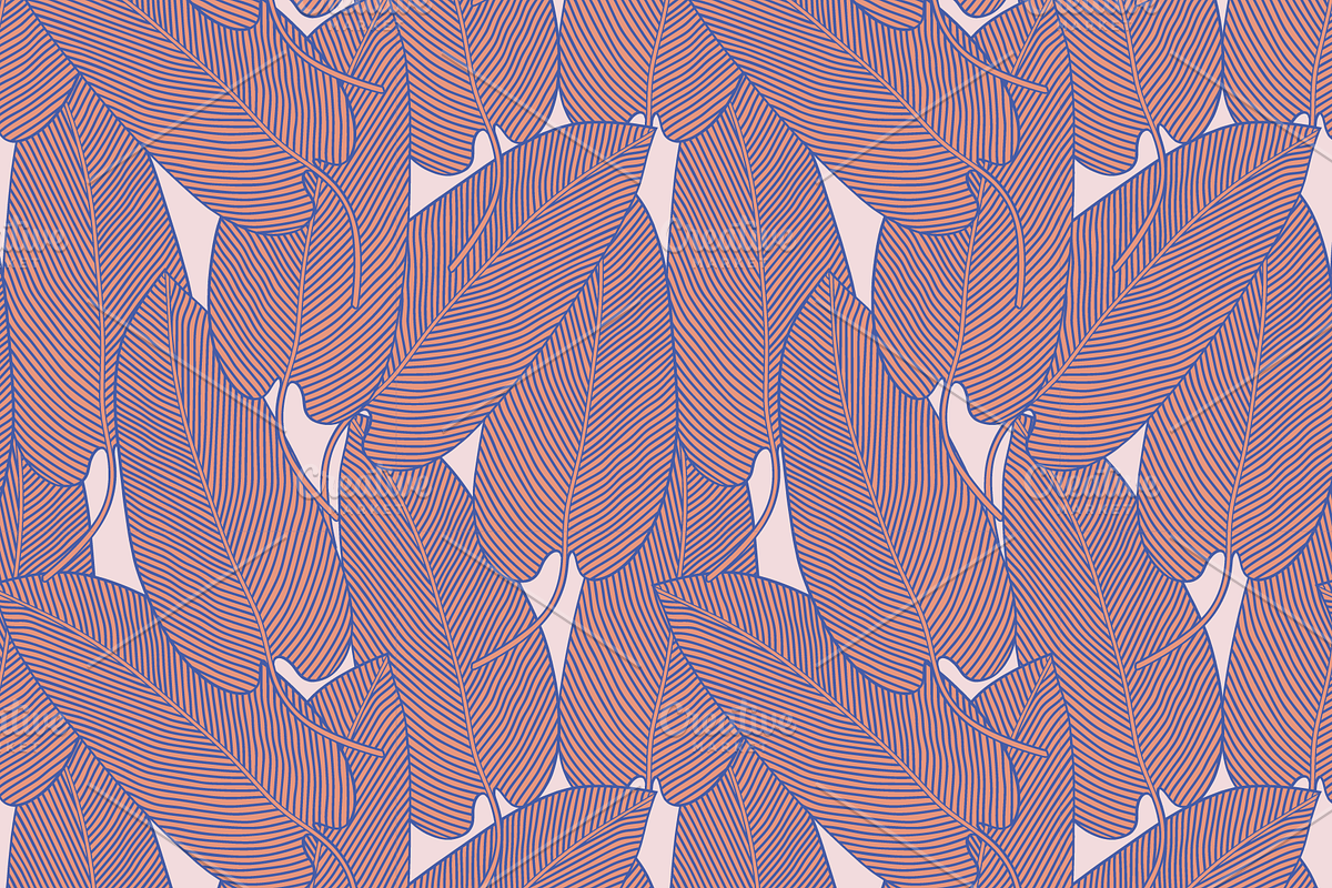 Dopamine leaves. Seamless Patterns, a Pattern Graphic by Maria Budarkiewicz (Photo 2 of 6)
