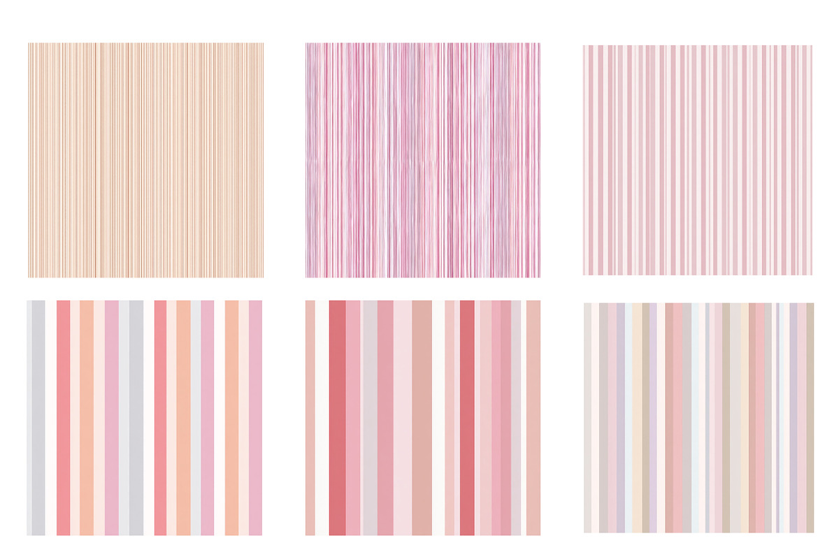 light pink vertical stripes pattern, an Illustration by Designworld (Photo 2 of 4)