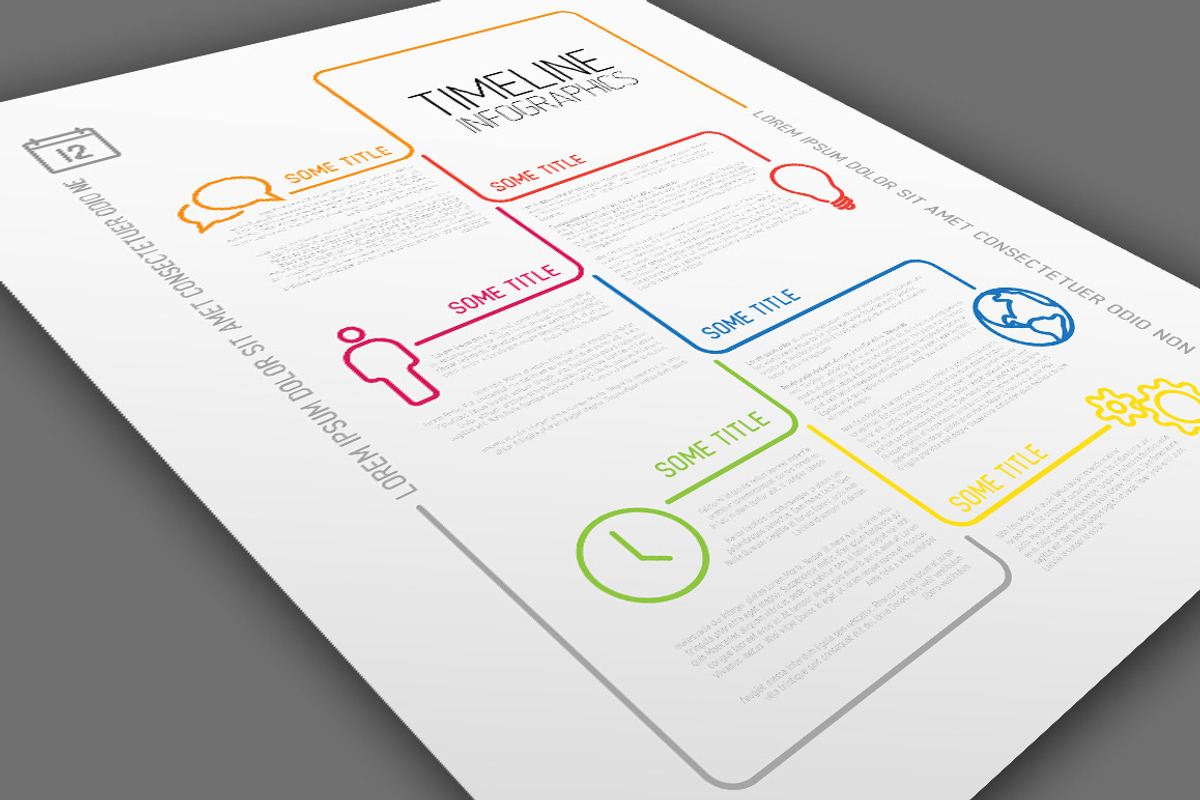 Vector Timeline Template, a Presentation Template by Orson